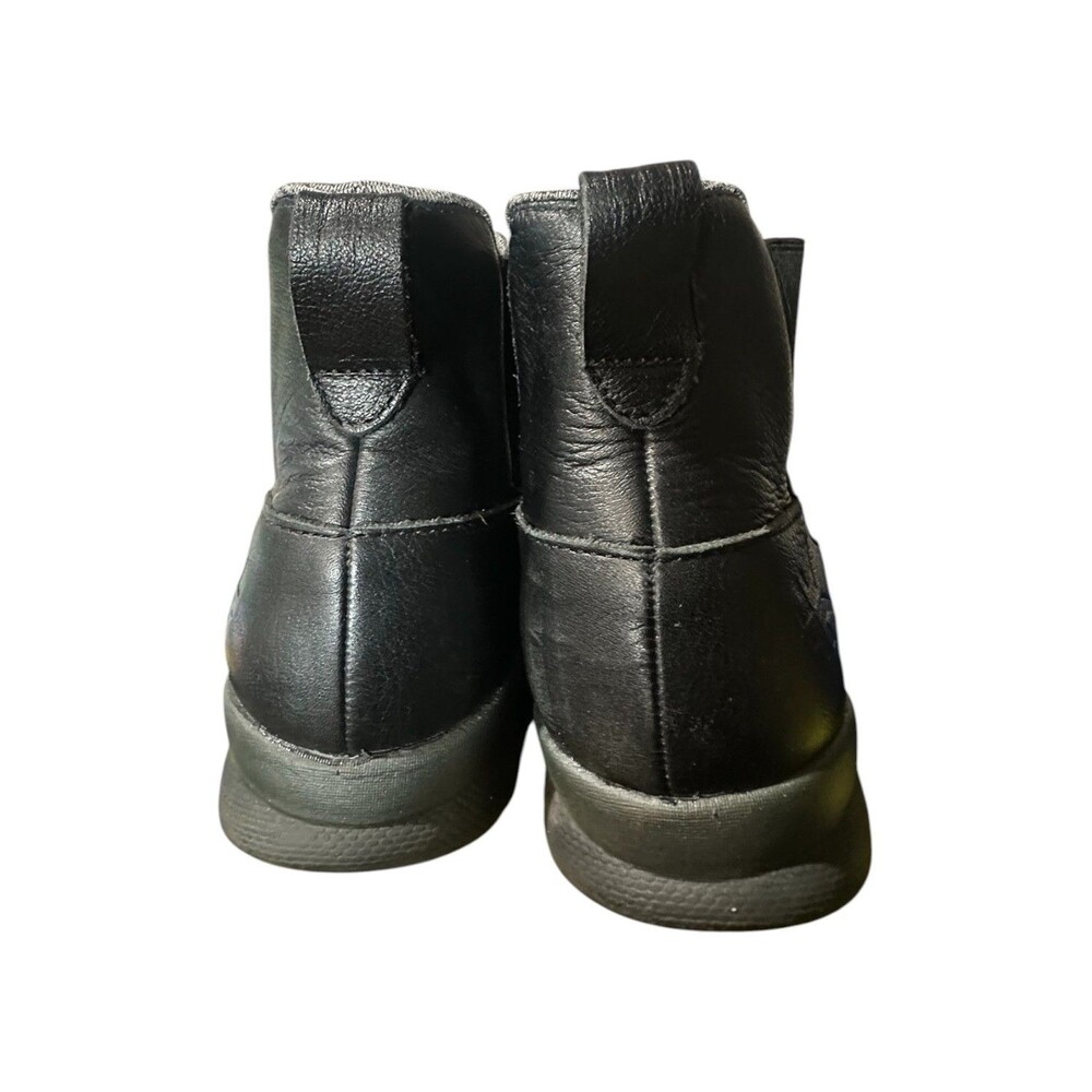 Kuru Luna Womens Size 8 Black Casual Classic Leather Pull-On Chelsea Boots - Picture 4 of 11